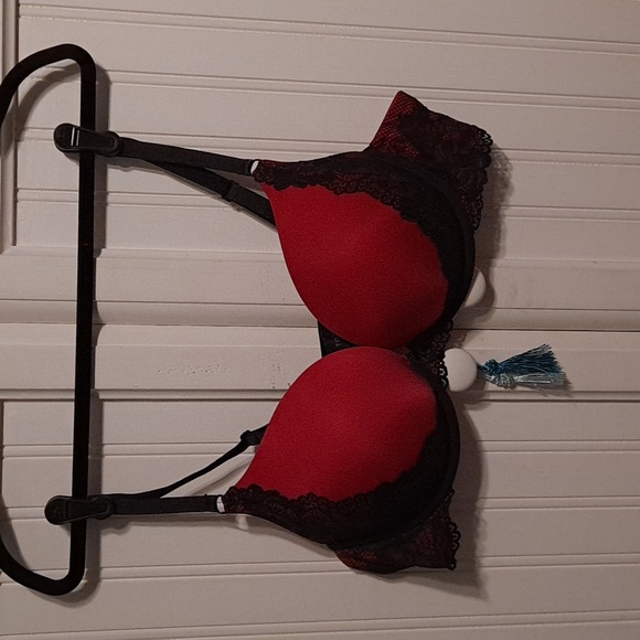 torrid Other - Torrid push up plunge bra red with black lace size 44B